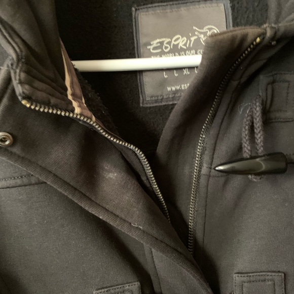 Esprit Spring Coat, size L, black - Picture 4 of 5